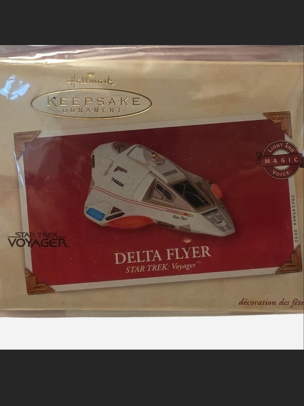 Hallmark Vintage Delta Flyer Keepsake Ornament